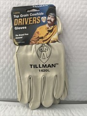 Tillman 1420L Top Grain Cowhide Drivers Gloves – L, Pack of (1 Pair)