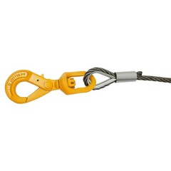 7/16in*100FT Steel Winch Cable Wire Rope Swivel Self-locking Hook 2469.18 lbs