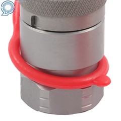 1/4 Inch Flat Face Hydraulic QD Female Coupler 1/4″ NPT No Air Inclusion