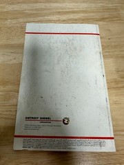 2001 Detroit Diesel Series 60 Engine Owner Operator Manual 14.0L 12.7L 11.1L
