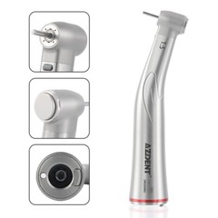 Dental Fiber Optic 1:5 Increasing Contra Angle LED Handpiece Four Way Spray