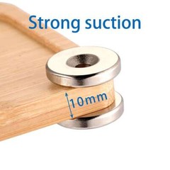 Countersunk Ring Round Disc Strong Neodymium Magnets Rare Earth with Hole 5mm