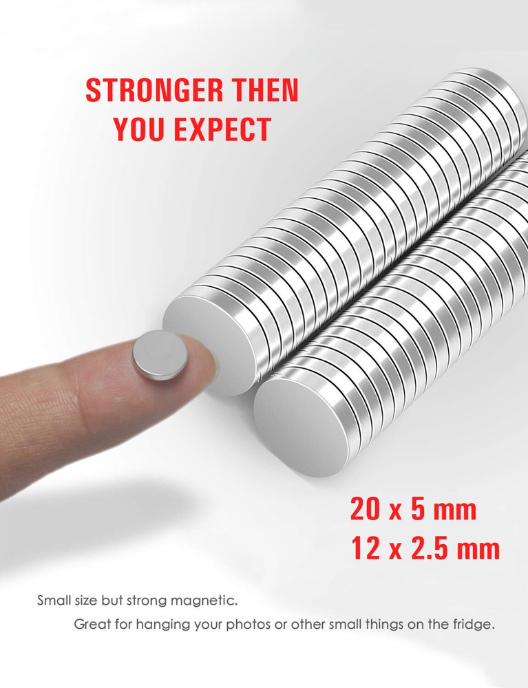 Neodymium Rare Earth Round Disc Magnets N35 Mini Super Strong Fridge Industrial