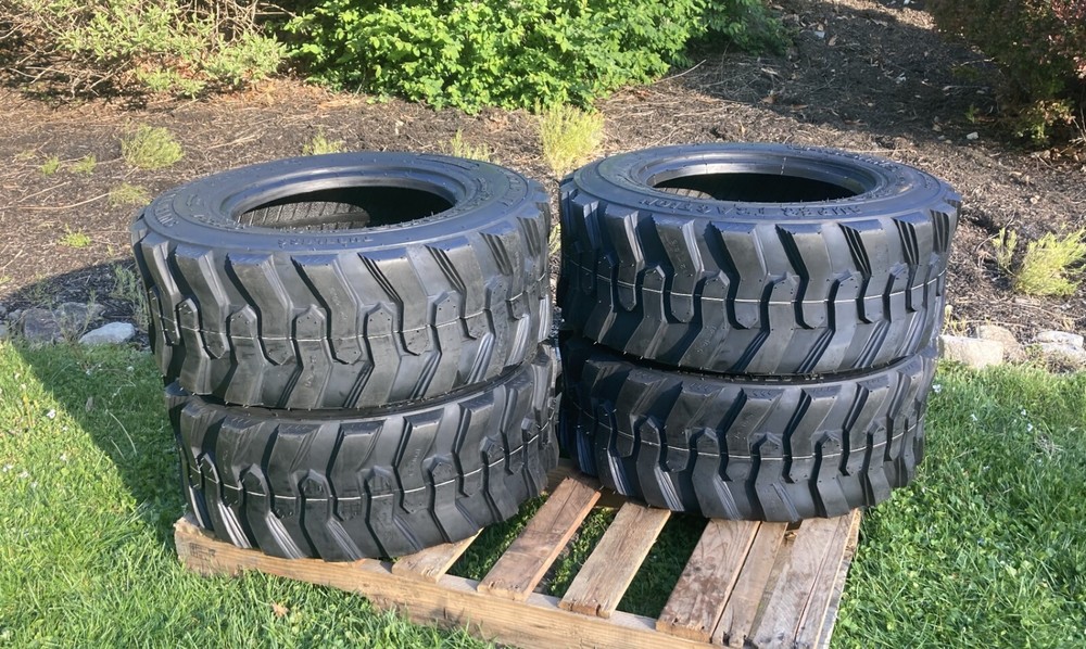 4 NEW 12-16.5 Skid Steer Tires -Forerunner – 12X16.5 – For Bobcat & others