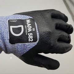 Mapa Krytech 582 Metal Work Gloves Size XL / 10 Oil & Water Resist ANSI 4 2 Pair