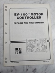 HYSTER FORKLIFT REPAIR ADJUSTMENT SERVICE EV-100 MOTOR CONTROLLER MANUAL 897070