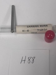 1 NEW HTC 1/8″ SHANK CARBIDE BURR SK-42 (90° ANGLE) SINGLE CUT. 70218 (H88)