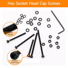 461 Pieces M3 X 30Mm /35Mm /40Mm /45Mm /50Mm Socket Head Screws M3 Long Screws M