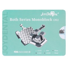 AZDENT Dental Orthodontic MIM Monoblock Brackets Brace MBT/Roth Hooks Mini 345