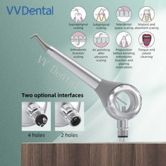 Dental Air Flow Teeth Polishing Polisher Handpiece Hygiene Prophy Jet 2/4 Holes