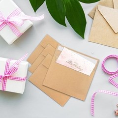 50 Pack Kraft Envelopes 4 X 6 Inch Brown Envelopes,A4 Envelopes, Card Envelopes,