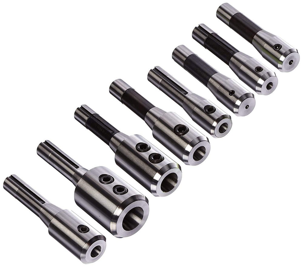 8 PCS R8 End Mill Tool Holder Set Precision Machining for Milling Machine