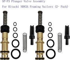 SP-P3 Plunger Valve Assembly For Hitachi NR83A Framing Nailers (2- Pack)