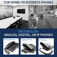 TR600 LANDLINE PHONE RECORDER | CALL ASSISTANT SD RECORDER | 16GB | USA SHIPPER
