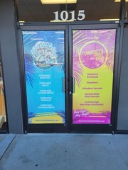 Custom Door Window Decal for Businesses and Storefronts! Includes FULL DESIGN