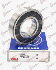 NSK 6206VVC3 BEARING RUBBER SEALS 30x62x16 mm 6206 VV C3 6206 2RS RS =SKF
