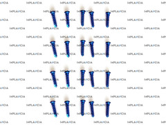 Maxillofacial Titanium Self-Tapping Screws Set 100 Pcs Assorted Sizes 5mm–14mm