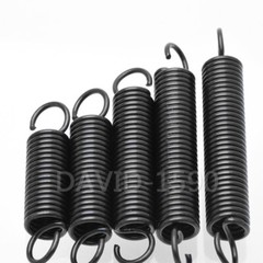 0.3mm Wire Dia. 3mm Outside Dia. Extension Springs Black Oxide Spring Steel