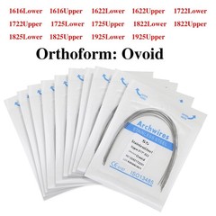 10 Packs/100pcs Dental Orthodontic Stainless Steel Rectangular Arch Wires Ovoid