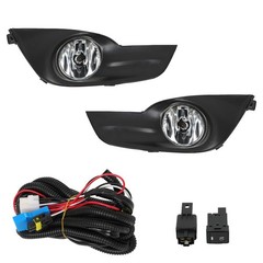 Pair Clear Lens Front Fog Lights for Altima 2013 2014 2015 Left Right