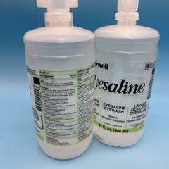 2 Pack Honeywell Eyesaline Eyewash Saline Solution Bottle Refill 32oz Each New