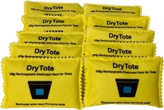 Rechargeable Silica Gel Packs 10 Pack, Color-Change