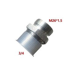 Mini Excavator M26X R3/4 BSPT Hydraulic Filter Adapter1hOZa