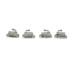 20 Sets Dental Orthodontic Buccal Tubes 1st 2nd Molar MBT Roth 022 Bondable Mesh