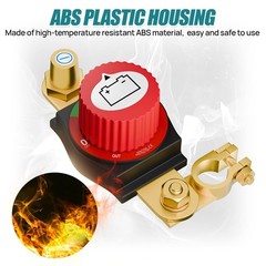 Top Post Battery Disconnect Switch 12-48V Heavy Duty Kill Car RV Boat Marine