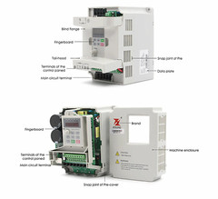 『US』1.8KW 2.2KW ISO20 ATC Water Spindle Motor Automatic Tool Change 24000RPM&VFD