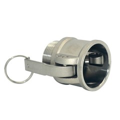1.25″ 1-1/4 inch Type B Camlock Female to Male NPT Stainless SS 304 Hose Fitting
