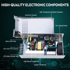 DC 12V 100A 1200W Switching Power Supply, 110V/220 V Power Supply AC to DC Co…