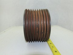 6-3/8″ OD x 4-1/2″ Wide 9 Groove 3V Section Pulley Sheave 1-1/4″ Bore