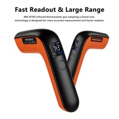 Rechargeable Infrared Thermometer Gun Colorful Display Digital Laser Temperature