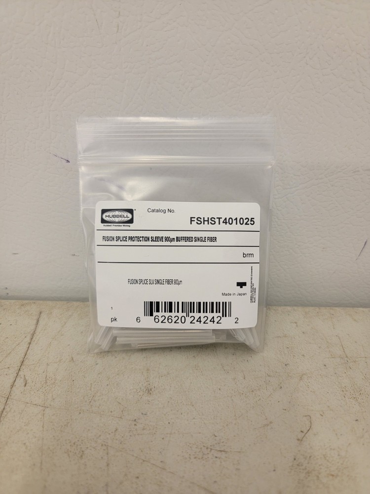 Hubbell FSHST401025 OptiChannel Fusion Splice Protection Sleeve Non-Metallic