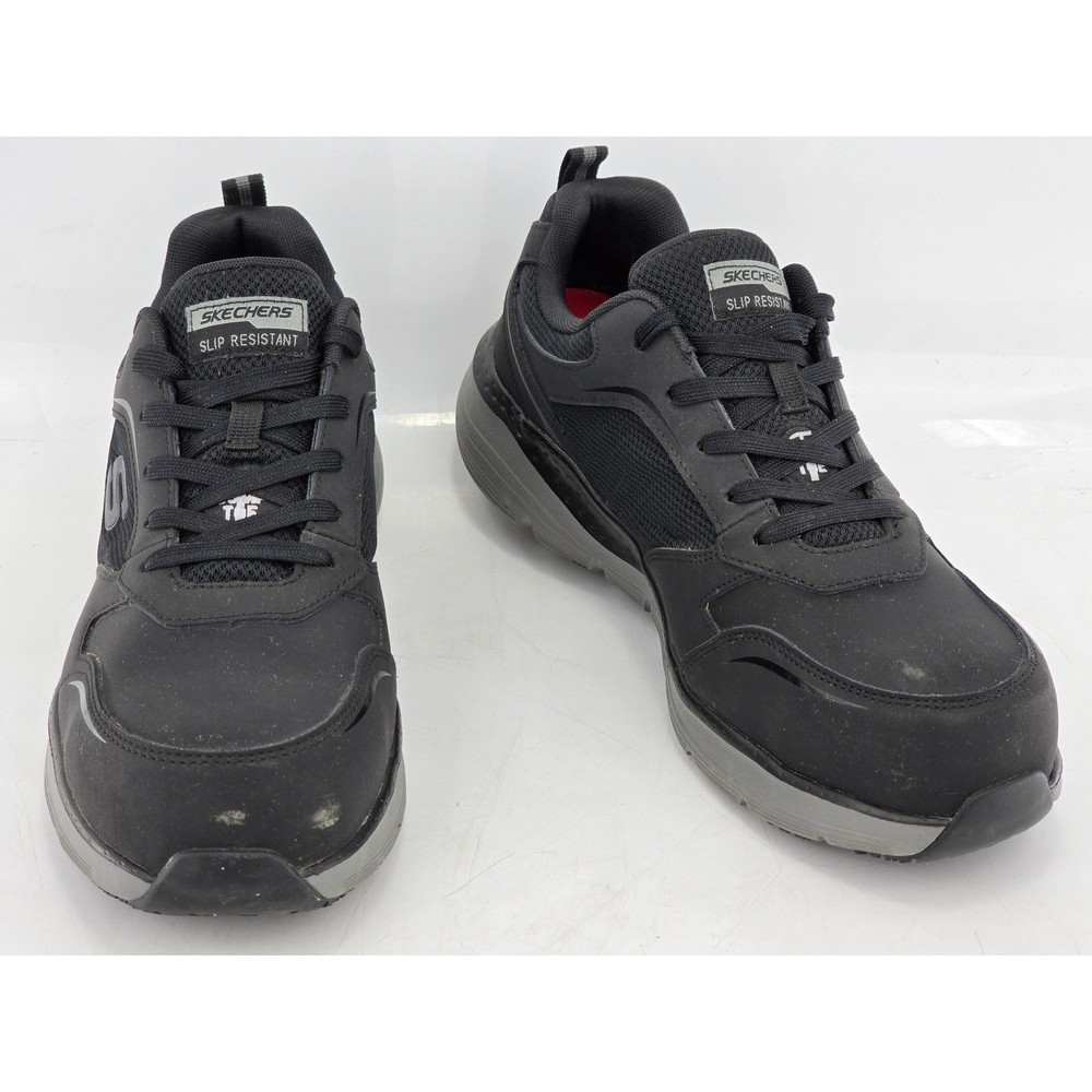 Skechers Work Arch Fit SR Tred Men 11 Black Composite Toe Slip Resistant – Good