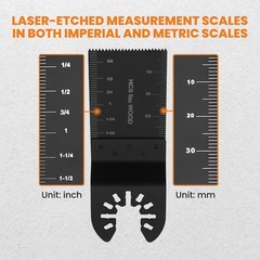 50 x Universal 34mm Oscillating Multi Tool Saw Blades Carbon Steel Cutter Fast