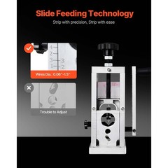 VEVOR Manual Wire Stripping Machine Portable Cable Stripper 0.06”-1.5” Visual