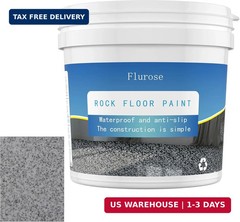 Epoxy Colored Sand Floor Paint, High-Gloss Self-Leveling Epoxy Coating for Inter