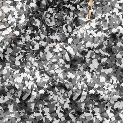 Fabbay 5.6 Kg / 12.4 lb Epoxy Flakes Floor Paint 2-4mm, Black, White, Gray