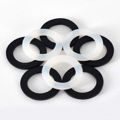Food Grade Silicone Plain Flat Washer O Rings Sealing Gaskets Ring -60℃~+200℃