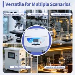 PRP Centrifuge Machine w/6x10ml 110V 500-5000RPM Electric Centrifuge Machine