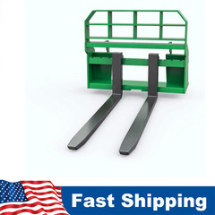 46″ Pallet Fork Frame with 48″ Fork Blades, Quick Attach Pallet Fork 4000lbs