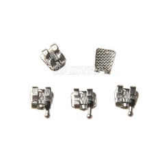AZDENT Dental Orthodontic Brackets Braces Metal Mini MBT 022 Hooks 345 Mesh Base
