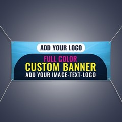 Custom Vinyl Banner 13oz | Personalized Indoor Outdoor Advertising Banner/Sign