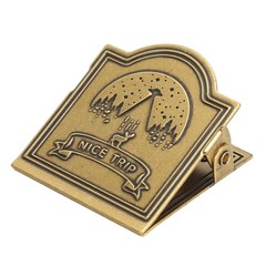 Brass Clip Vintage Decorative Strong Clamping Force Book Clip For Journal