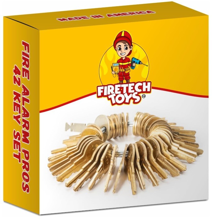 Fire Alarm Keys Pro Set by FIRETECH TOYS – Life Safety Technician Inspector