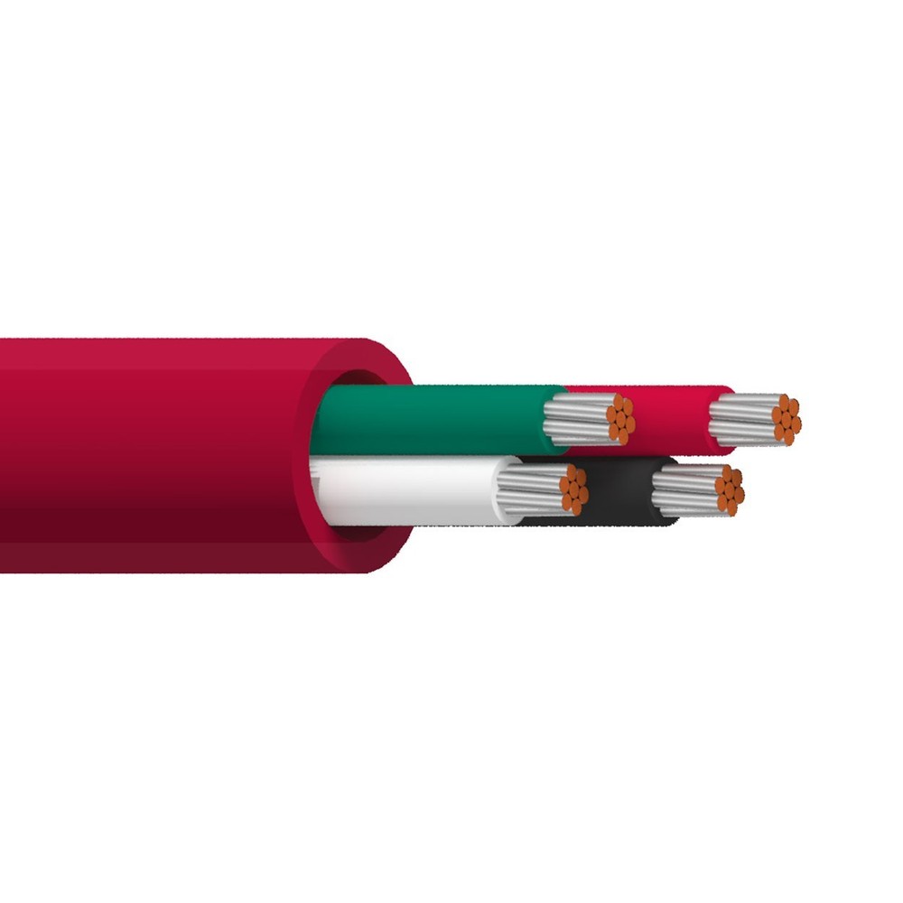 50′ Belden 88444 22 AWG 4 Conductor High Temperature Electronic Cable 300V