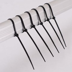 Self-Locking Cable Ties Nylon Plastic Wire Width 4.6mm Zip Tie Cord Strap B/W