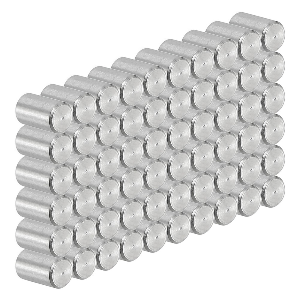 3mm x 5mm Dowel Pin 304 Stainless Steel 60 Pcs Metal Dowel for Shelves Silver